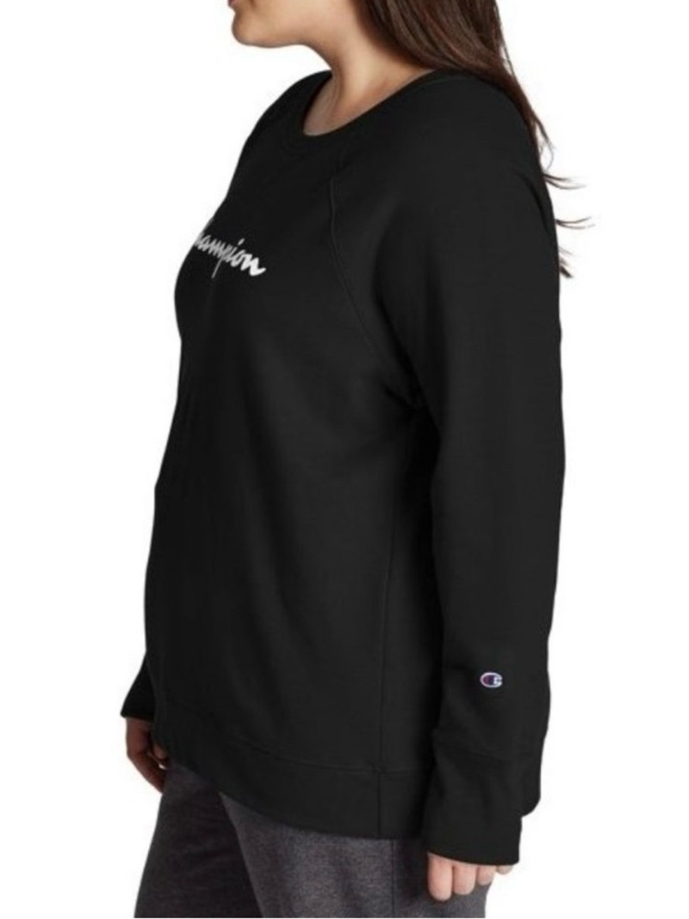 Champion PowerBlend Sweatshirt (Women’s Plus 1X) - Picture 9 of 12